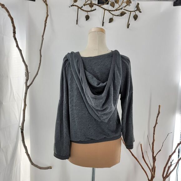 Standard james perse pullover cropped length hoodie gray - Picture 6 of 7